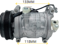 COMPRESOR SUZUKI SWIFT SX4 05-10 4PK 4 TORNILLOS