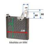 EVAPORADOR NISSAN KICKS 17-20/ VERSA 19