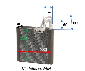 EVAPORADOR NISSAN KICKS 17-20/ VERSA 19