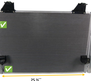 CONDENSADOR TOYOTA HILUX VIGO TAILANDES 09-16  / FORTUNER 07-09