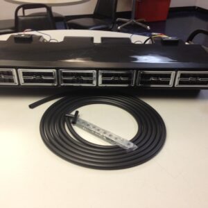 EVAPORADOR UNIVERSAL 6 REJILLAS  32 200 BTU 5 VELOCIDADES 12V REJILLAS CROMADA