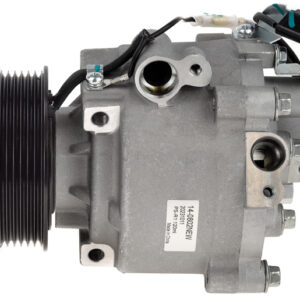 COMPRESOR MITSUBISHI LANCER 08-14 3 TORNILLOS / OUTLANDER 09-16 / NATIVA / CAMPA MITSUBISHI AKV200A851F MODELO QS90 12V  SUZUKI S-CROSS  22