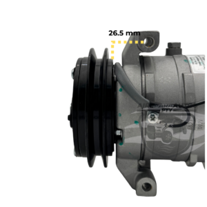 COMPRESOR MITSUBISHI L300 L200 08-14  10P1 TRITON 2.5LT  1A ALINEACION ATRAS TOMA TRASERA 2 TORNILLOS  CLUTCH G-020114