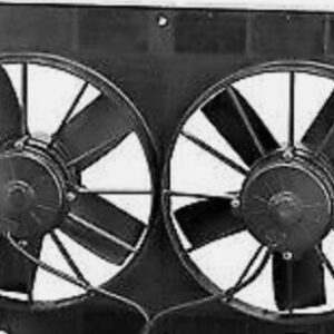 ELECTROVENTILADOR ORIG SPAL 11 " 12V DOBLE MOTOR 2720 CFM 4860 M3/H ASPIRADOR