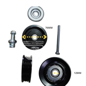 POLEA UNIVERSAL 4PK 76MM CON TORNILLO EJE 12MM